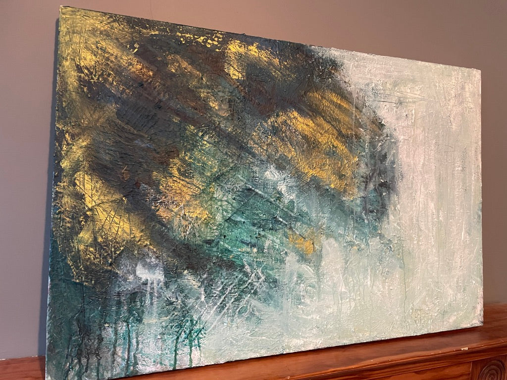 Large Painting - Mint Menu